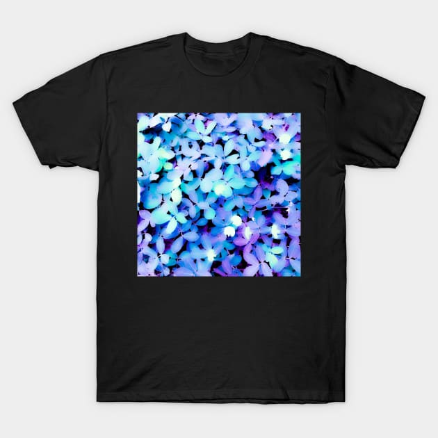 Tropical Leaves Floral Pattern T-Shirt by srojas26